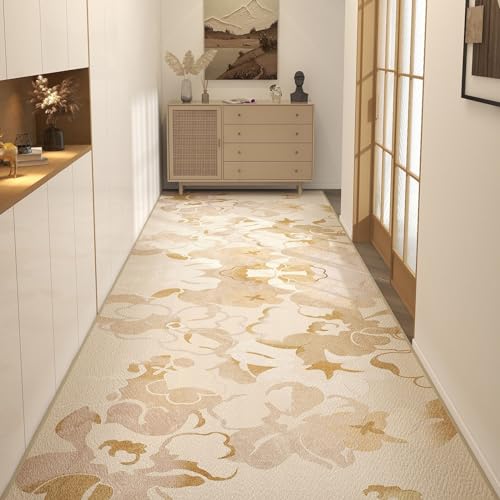 Runner Rug for Hallway Non Slip Rug Runner Hallway Rugs for Inside House, Soft Carpet Entry Doormat Kitchen Floor Mats 3 5 8 10 12 16 18 20 FT Long Corridor Runners Machine Washable, Winter Bedside Pa