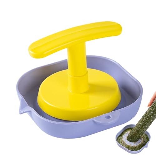 Kustimantu Cinster allo, mano macinino aglio - Utensile di macinazione della cucina,Taglierina manuale per verdure Chopper Risator trituratore portatile multifunzionale per cucina