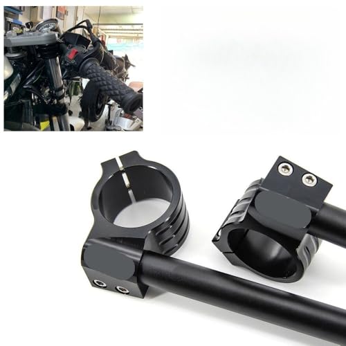 Elevadores manillar motocicleta de 33mm en color negro para horquilla de moto