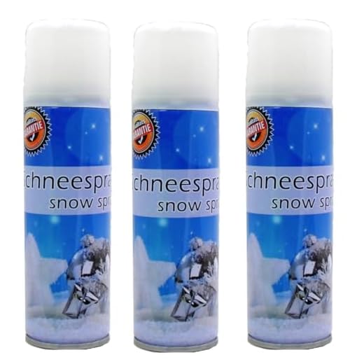 Christmas H0VUK® - Espray de nieve artificial instantánea, decoración para árbol de Navidad (3 aerosoles de nieve)