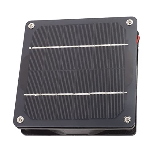 Naroote Ventilador de exaustão solar DC12V ventilador solar monocristalino painel solar para canil