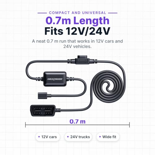 Cable Nextbase Piqo Quick Connect de alimentación para cámaras de salpicadero 5