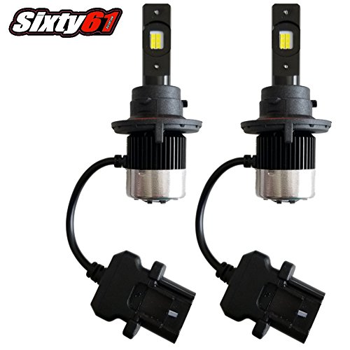 Sixty61 LED Headlight Bulbs for Ski Doo MXZ Gen 4 850 600 2017-2021, 3000 Lumens, Skidoo