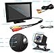 Kairiyard 5 Zoll HD Auto LCD Monitor mit 4LED Nachtsicht Wasserdicht Auto Rückansicht Rückfahrkamera Rückfahrsystem für PKW,SUV,Lieferwagen,Pickups und LKW 12V