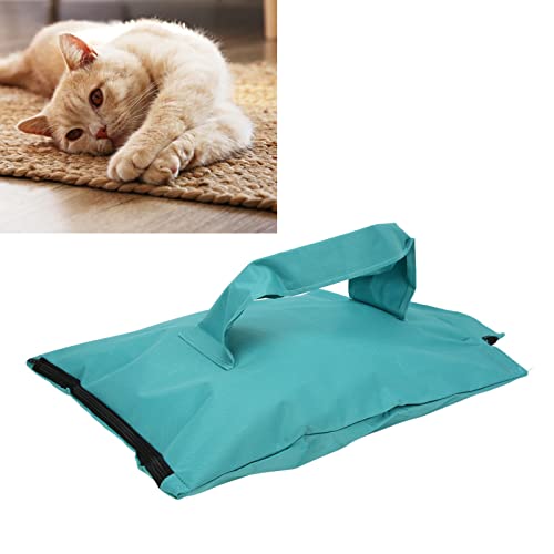 Sacos para Cuidar de Gatos, Sacos Portáteis de Contenção para Gatos para Lavar e Tomar Banho (Azul)