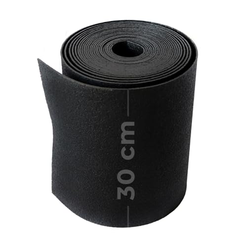 Jardiprotec Bordure, Bordure de Jardin Flexible en Plastique recyclé, 15cm | 20 cm | 30cm, Noir/Gris (Noir, 30cm x 10m)