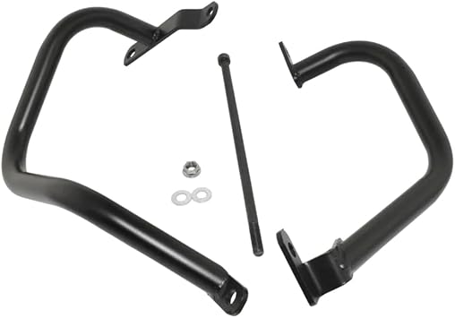 Rbanna1 Steel Guards Protector Frame Crash Bars Falling Bumpers Black for Kawasaki Z1000 Z1000R 10-21 Motorbike