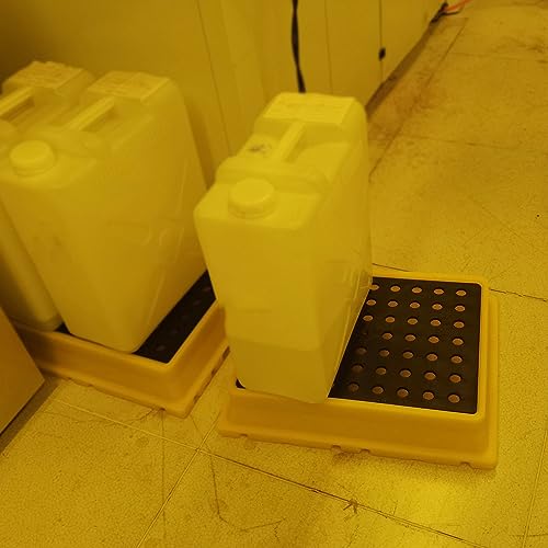Auslaufsichere industrielle Auffangwanne – aus Polyethylen, geeignet für Öltanks, Fässer und Chemikalienbehälter – auslaufsichere Wanne