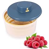 ️ Materiales de grado alimenticio: hecho de plástico de grado alimenticio premium, este spinner de alta velocidad es seguro y fiable para manejar lechuga, verduras y frutas. Su sistema de drenaje optimizado garantiza una eliminación eficiente del agua, evitando la acumulación de humedad y el crecimiento bacteriano. Construcción duradera que garantiza un uso a largo plazo sin deformación ni daños.