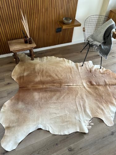 Tapete de Cuero Natural Tomtom Cowhides 6x6 ft miniatura 2