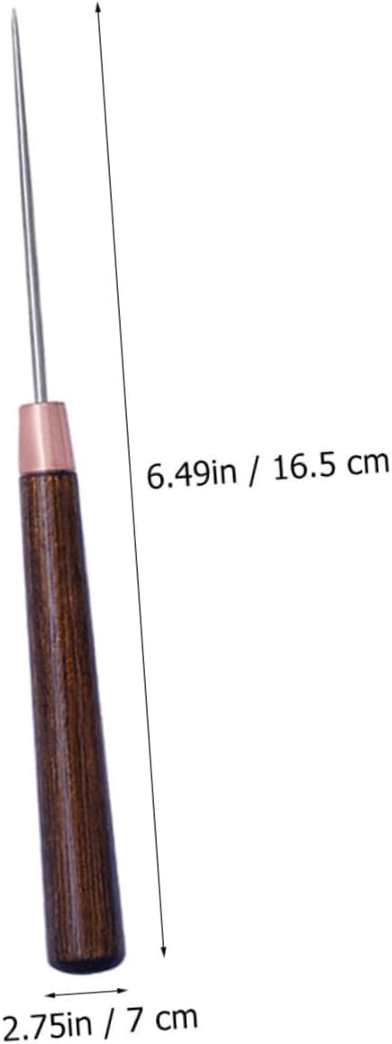 IWOWHERO 2Pcs Scratch Awls for DIY Sewing Projects Durable Stitching Tools for Shoes Cloth and Crafts Lightweight Design for Easy Carrying and