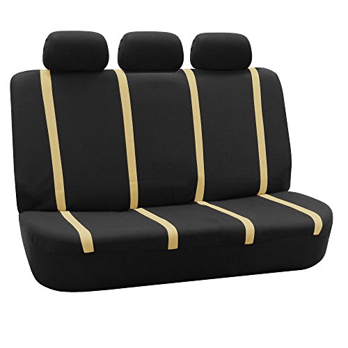 image for FH Group Car Seat Covers Full Set Cloth - Universal Fit Automotive Sea