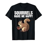 Funny Squirrel Designs For Men Women Kids Chipmunk Lovers T-Shirt