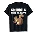Funny Squirrel Designs For Men Women Kids Chipmunk Lovers T-Shirt