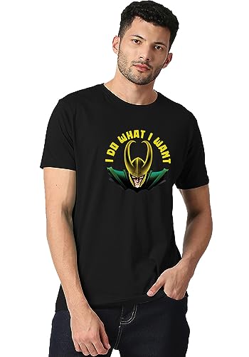 Image of Wear Your Opinion Men's S to 5XL Premium Combed Cotton Printed Half Sleeve T-Shirt (Design : Do What I Want)
