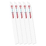 Imperial Blades IBM1218-5 Metal-X 12" 18 TPI Medium Metal Reciprocating Blade, 5PC