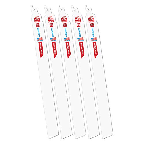 Imperial Blades Ibm1218-5 Metal-X 12" 18 Tpi Medium Metal Reciprocating Blade, 5Pc #TOP18