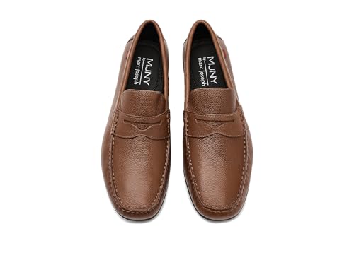 Image of Men's Leather Casual Slip On Penny Loafers