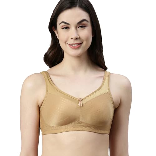 Image of Enamor Hidden X-Frame and Smoothening Women's Full Support Everyday Bra - Jiggle Control, Non Padded, Wirefree, Full Coverage - FB12 (Available in Plus Sizes)