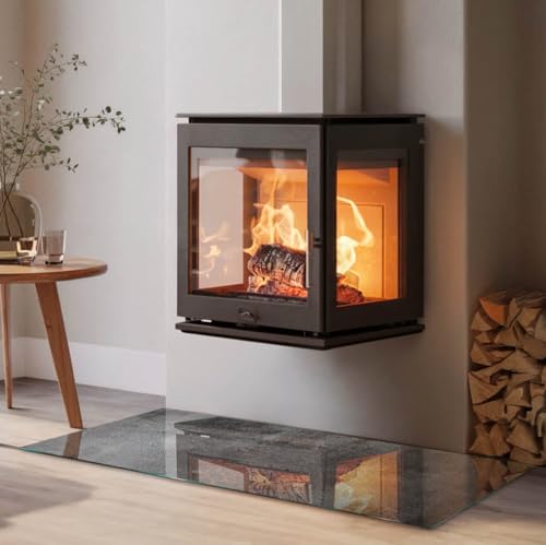 Placa impermeable de chimenea 120x60 cm y revestimiento de suelo 5