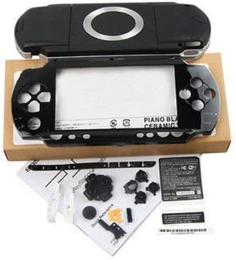 OSTENT Full Housing Repair Mod Case + Button Replacement for Sony PSP 1000 Series Console Color White