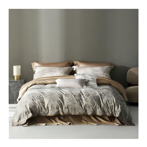 Housse de couette avec fermeture éclair invisible et parure coton doux