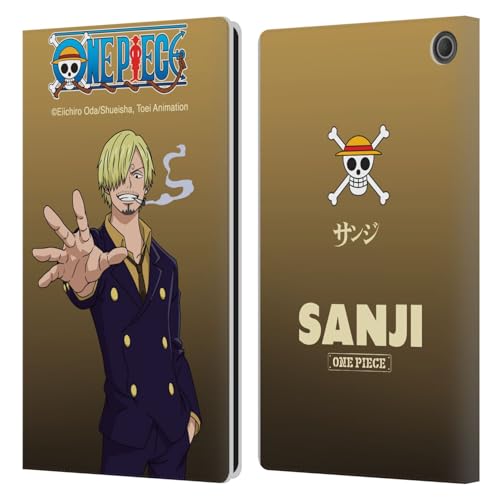 Housse en Cuir One Piece Sanji finitions premium pour Fire Max 11 2023