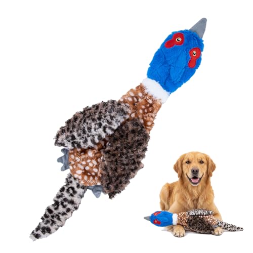 Calibonbon 24” No Stuffing Duck Dog Toy – Large Durable