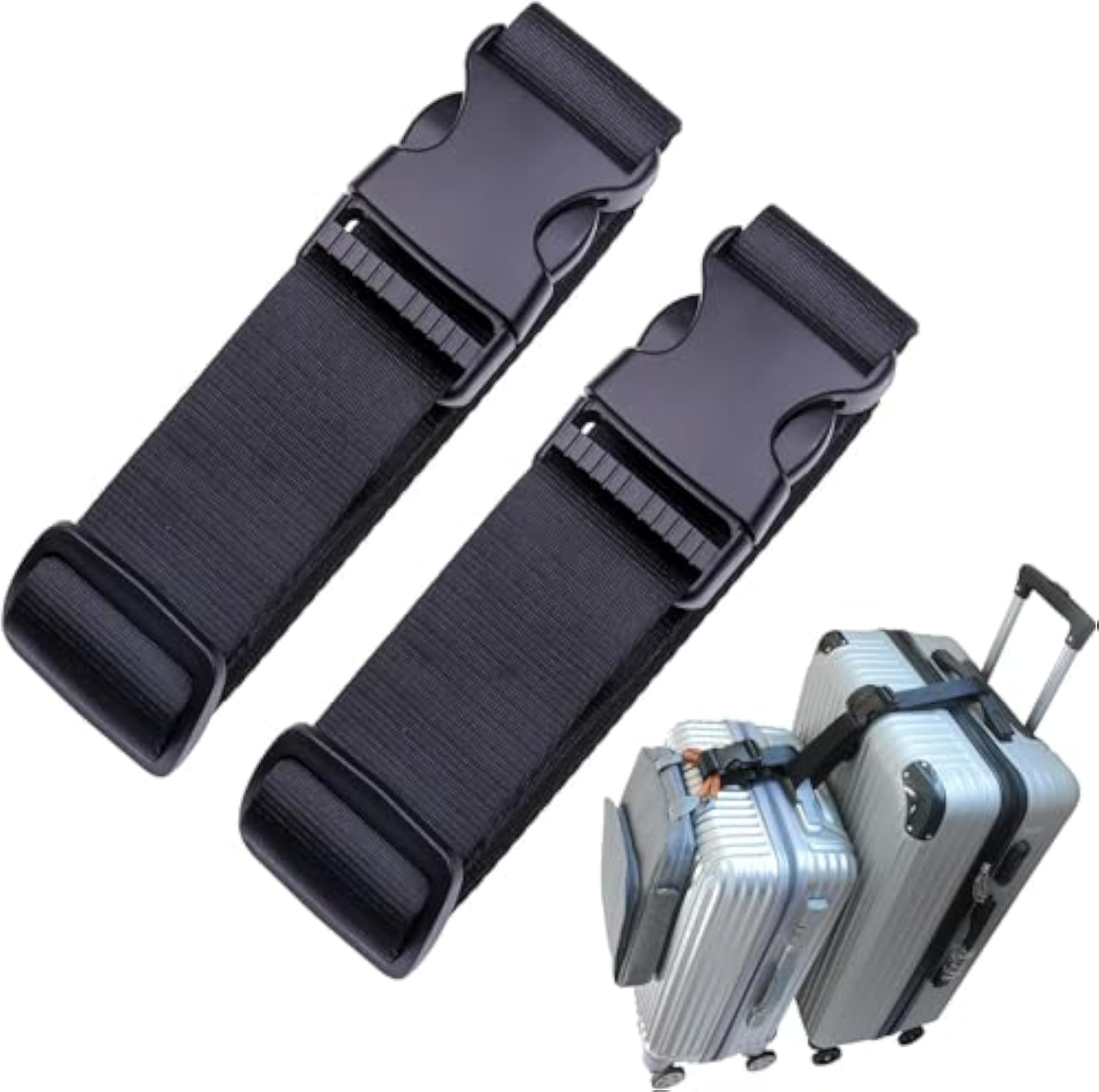 2pcs Add a Bag Luggage Set Strap Travel Accessories