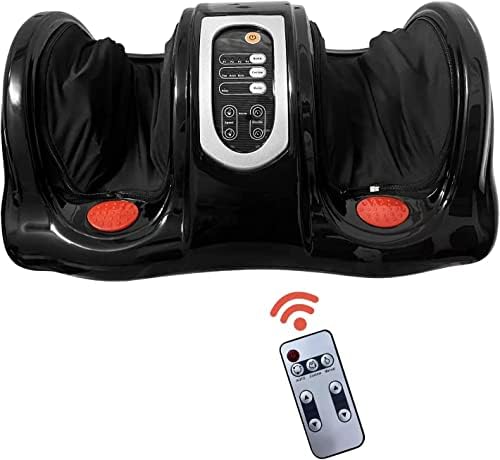 Slabway Foot Massager Machine, Shiatsu Kneading Rolling Foot and Leg Massager with Heat for Circulation and Pain Relief, Foot Massager Spa for Calf Arm Ankle (with Remote)