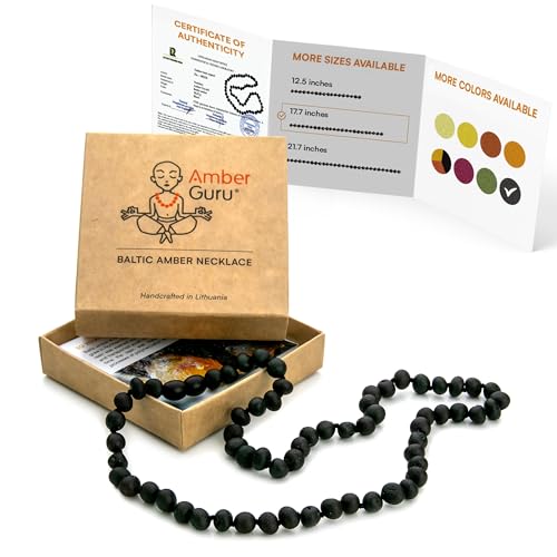 Amber Guru Baltic Amber Necklace for Women and Men (Authentic,