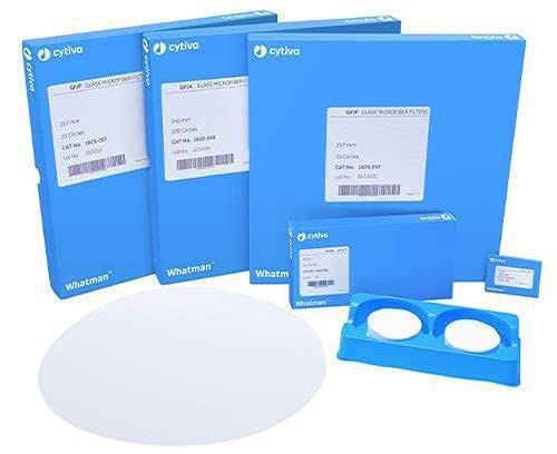 GE Bio-Sciences 1822-070 Glass Microfiber Papers Filter, Circles, Binder Free, Grade GF/C, 70 mm Diameter (Pack of 100)
