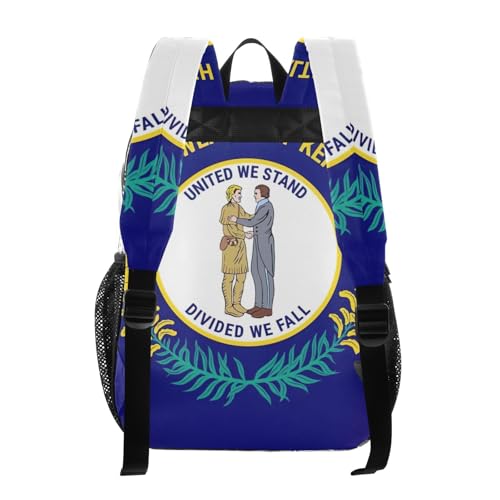 Travel Clear Bags for Women Kentucky Flag Boys Backpacks for Girls See through Shoulder Bag3