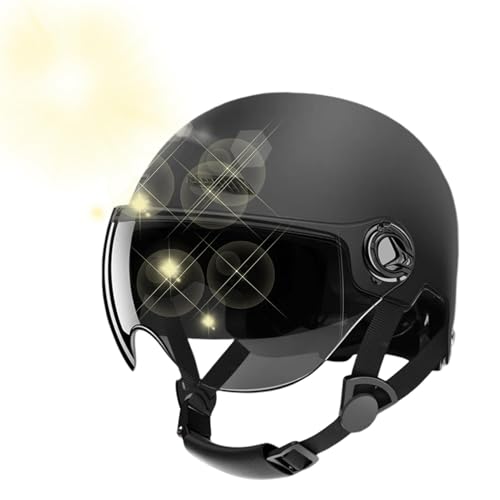 Casco Monopattino Elettrico Con Visiera, Casco Per Skateboard Adulti, Mezzi