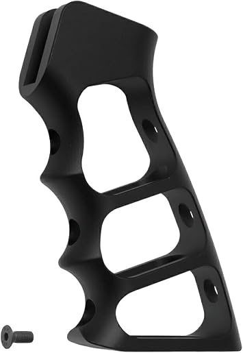 TD Type Aluminum CNC Skeleton Grip for GBB M4 GB-155-BK