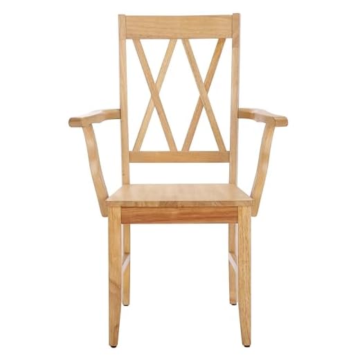 Yana Solid Wood Dining Arm Chair
