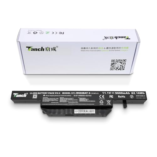 Batterie PC portable W650BAT-6 compatible Clevo W655SZ W670SZ Gigabyte P15F V2 V3