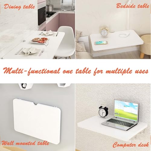 Bureau mural flottant compact pour optimiser les petits espaces et studios - 6
