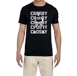 Black Las Vegas Maxx Crosby Text Pic T-Shirt Adult Large