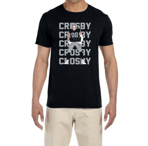 Black Las Vegas Maxx Crosby Text Pic T-Shirt