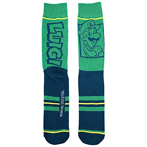 Bioworld Super Mario Split Mens Collectible Crew Sock 5 pack2