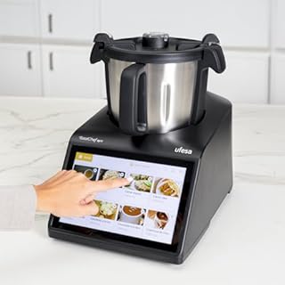 Ufesa TotalChef RK10 Robot Cucina Multifunzione Intelligente, Schermo Touch 10", 30 Funzioni, WIFI, Capacità Massima 4,5L con Manico, Capacità Utile 3L, Interattivo, Bilancia, 15 Programmi, Accessori