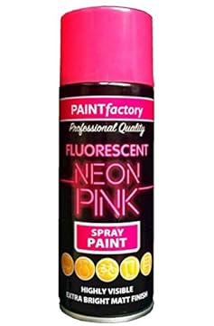 400ml All Purpose Neon Pink 1757PR Spray Can Household Car Van Bike Aerosol Paint (1 Pack)
