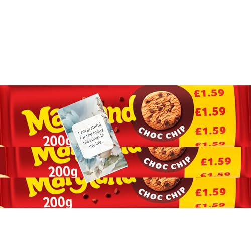 Biscuits Snack Bundle With Chocolate Chip Cookies biscuits 200g (3 Pack) – By Oerich Gift
