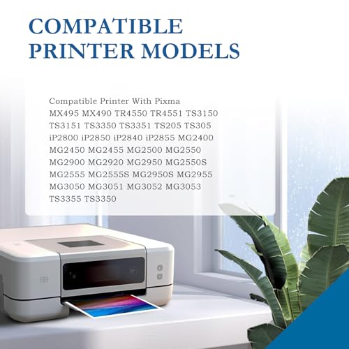 Paeolos 545XL Ink Cartridges Black Replacement for Canon 545 Black Ink Cartridges XL PG545XL PG-545XL PG545 PG-545 XL for Canon Pixma TS3150 MG3050 TR4550 TS3350 MG2950 TR4551 TS3355