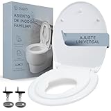 CUQOO Asiento de inodoro ovalado de cierre suave con bisagras de liberación...