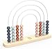 Speedy Monkey Wooden Roller Abacus Toy, Colorful Beads, Develops Hand-Eye Coordination, Color Recognition & Creativity, Smooth Sliding on Stainless Steel Rods, Non-Toxic Paint, Ideal for Kids