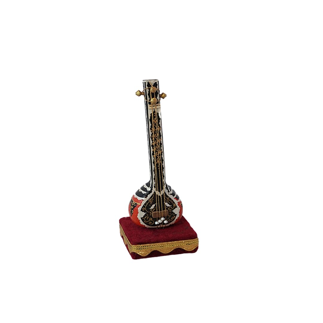 Craftgroom Powered by Madhya Pradesh Tourism Premium Handcrafted Teakwood Tanpura Miniature ? Artisan Musical Masterpiece for Dcor, Gifting & Showcase-picture-29