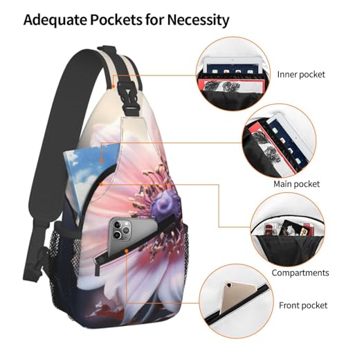 Mochila pequeña tipo bandolera unisex miniatura 4