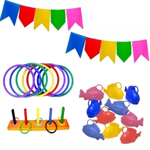 Kit Prenda Festa Junina Brinquedos Infantil Crianças São João Parque